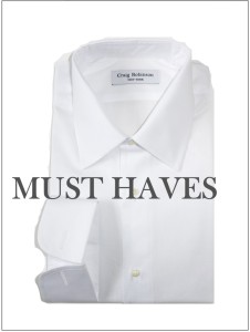 Standard French Cuff White Oxford