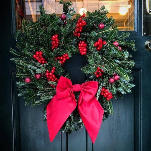 Christmas season wreath