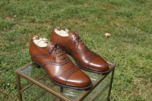Brooklyn Robinson Brown Dress Shoes