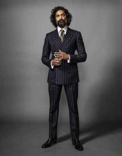 chalk strip suit, angel heart