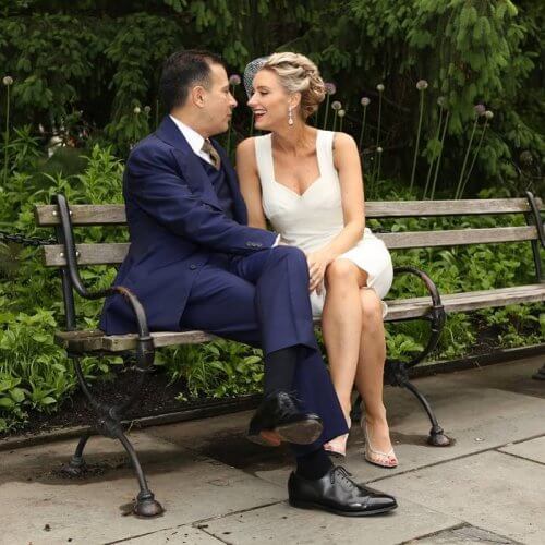 Robinson and his Wife celebrating their anniversary