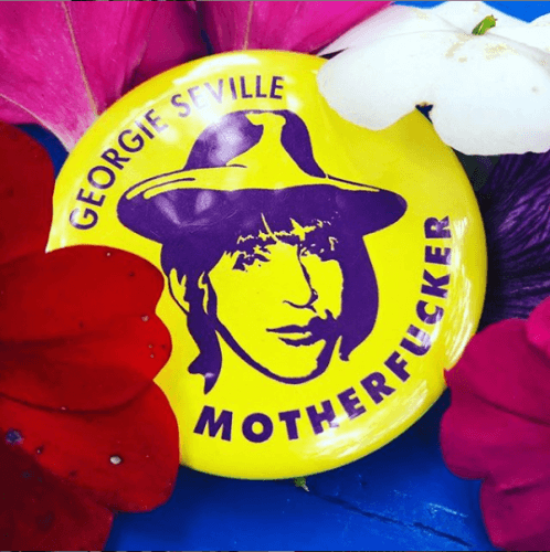 Pin in remembrance of Georgie Seville