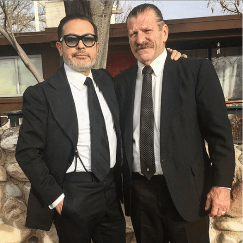 Robinson and his Father on father's day