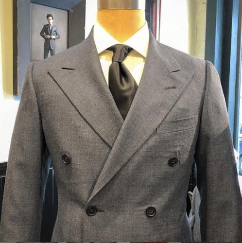 Charcoal suit jacket