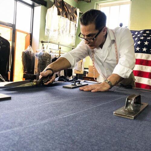 Robinson cutting fabric for a pattern