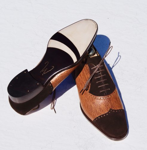 Brown dress shoes