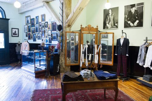View of inside the shop