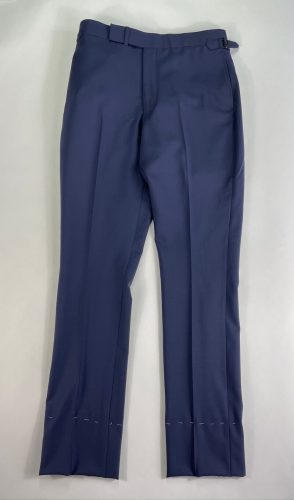 Full view of navy dress pants