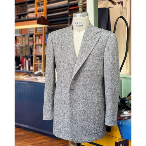 Light gray Bespoke suit jacket