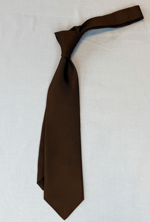 Chocolate Silk Tie