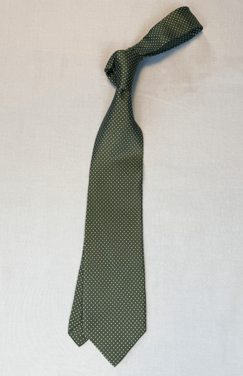 French Dot Silk Tie